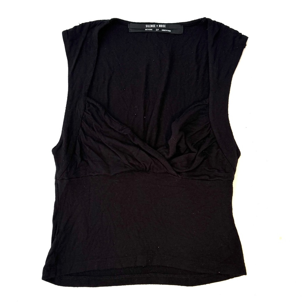 Silence + Noise Black Tank Top